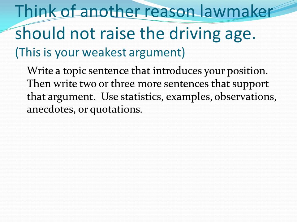 driving age should not be raised to 18 essay writer
